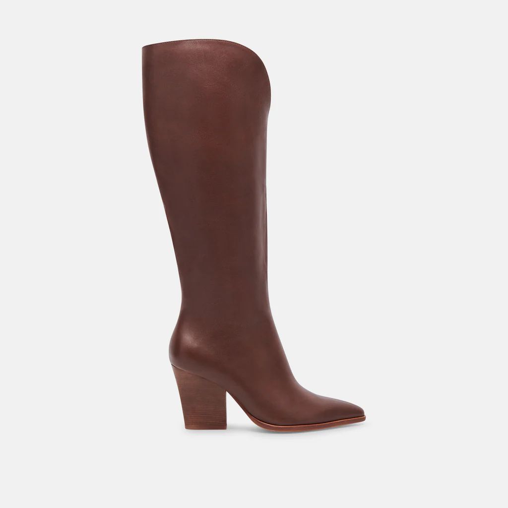 ROCKY BOOTS CHOCOLATE LEATHER | DolceVita.com