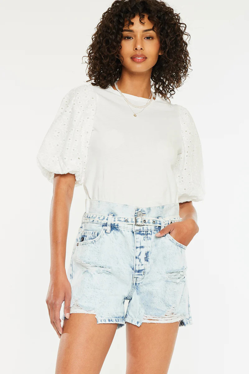 Blaise Ultra High Rise Shorts | Kancan USA