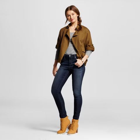 Women's Mid Rise Skinny Jean (Curvy Fit) - Mossimo® | Target