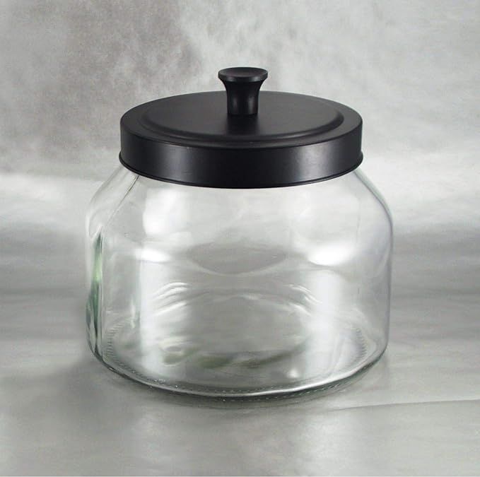 Grant Howard 59104 Storage Jar Black Matte Metal Top, 51 oz. | Amazon (US)