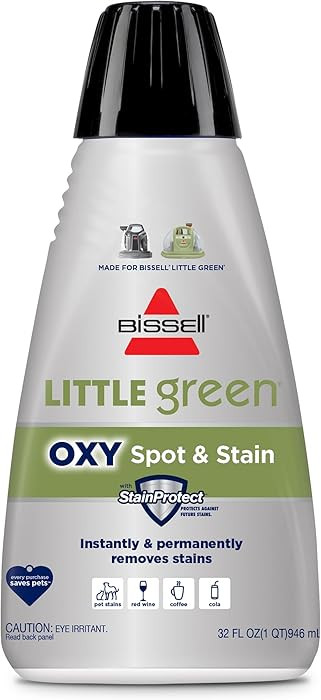 Amazon.com: Bissell Little Green Spot & Stain Cleaning Solution with OXY and StainProtect, for Al... | Amazon (US)