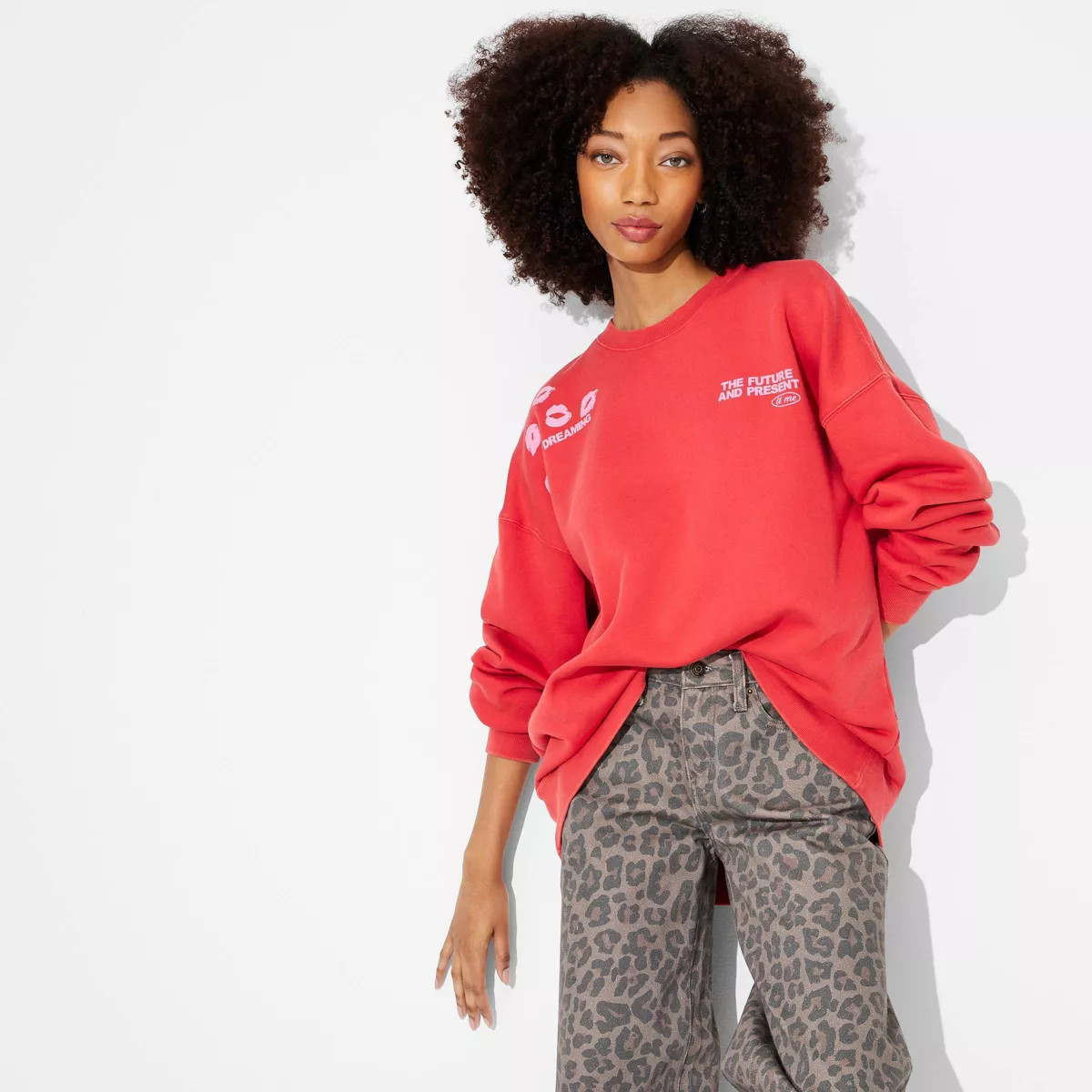 Women's Oversized Pullover Sweatshirt - Wild Fable™ | Target
