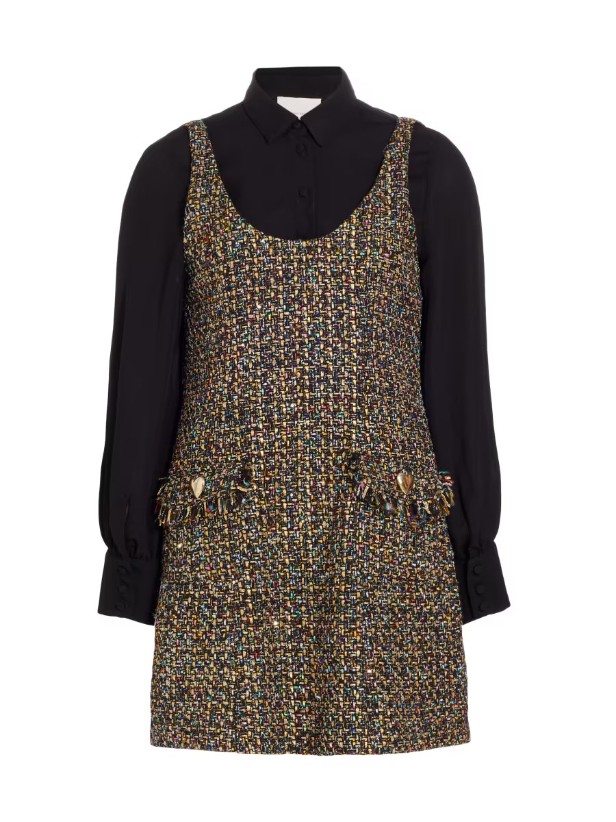 Cinq à Sept Confetti Florianna TweedMinidress | Saks Fifth Avenue