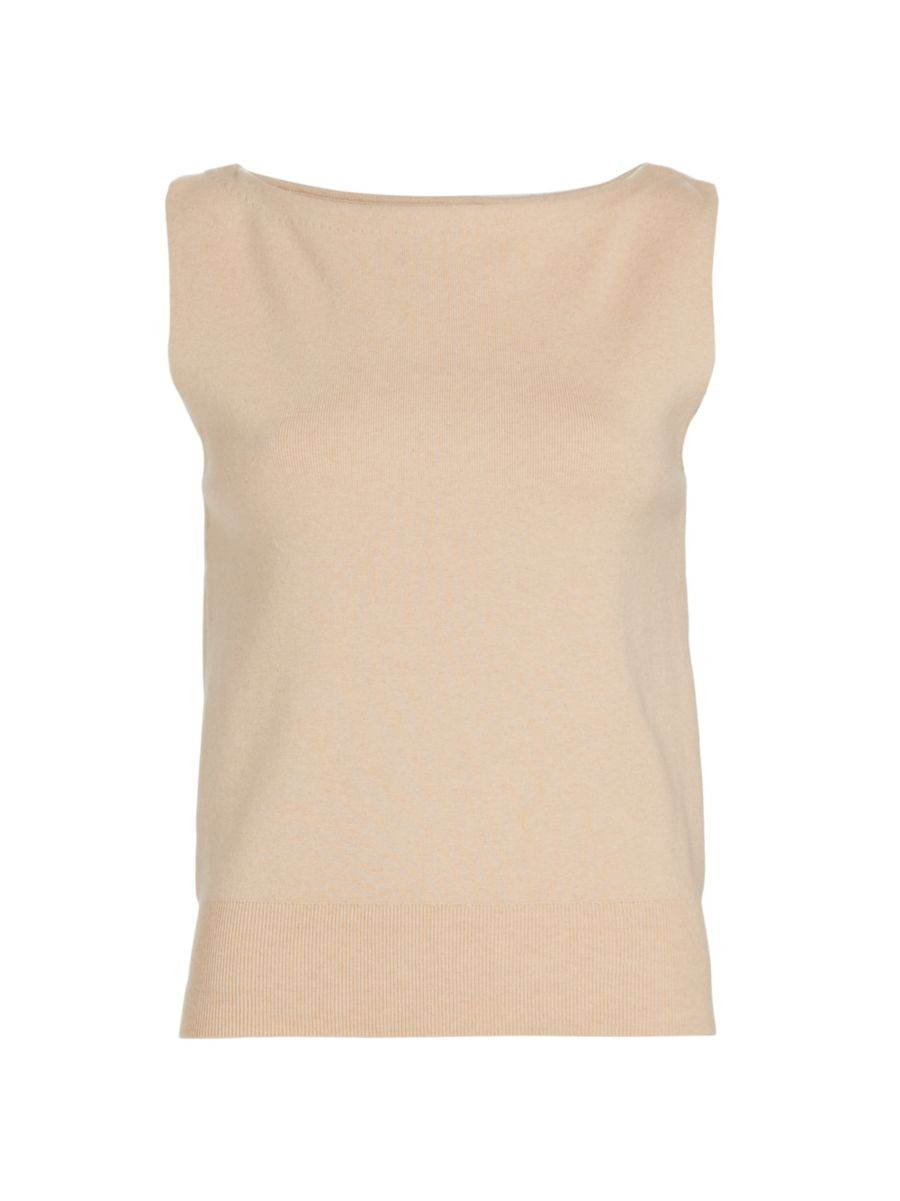 Rocki Sleeveless Boatneck Sweater | Saks Fifth Avenue