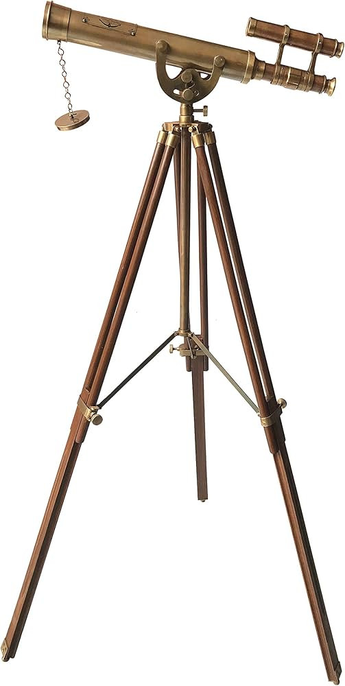 Victorian Marine Antique Floor Standing Brass Telescope Navy Adjustable Vintage Home Decor | Amazon (US)