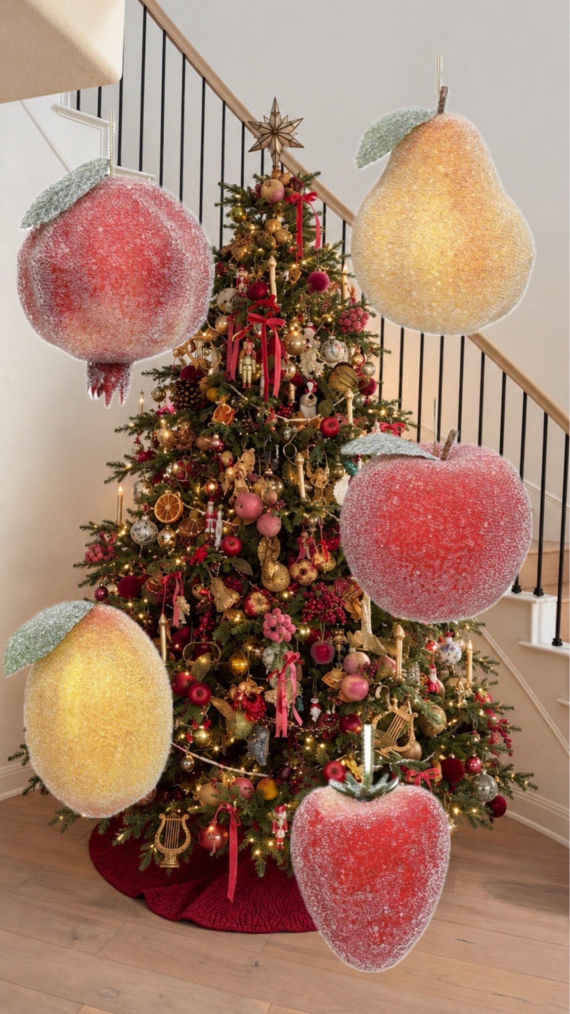 Christmas Sugared Fruit Ornaments 🎄

#LTKHome #LTKSeasonal #LTKdayinmylife