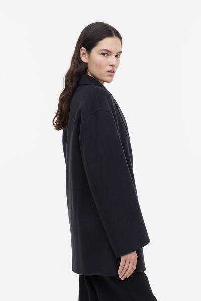 Double-breasted wool-blend coat | H&M (UK, MY, IN, SG, PH, TW, HK)