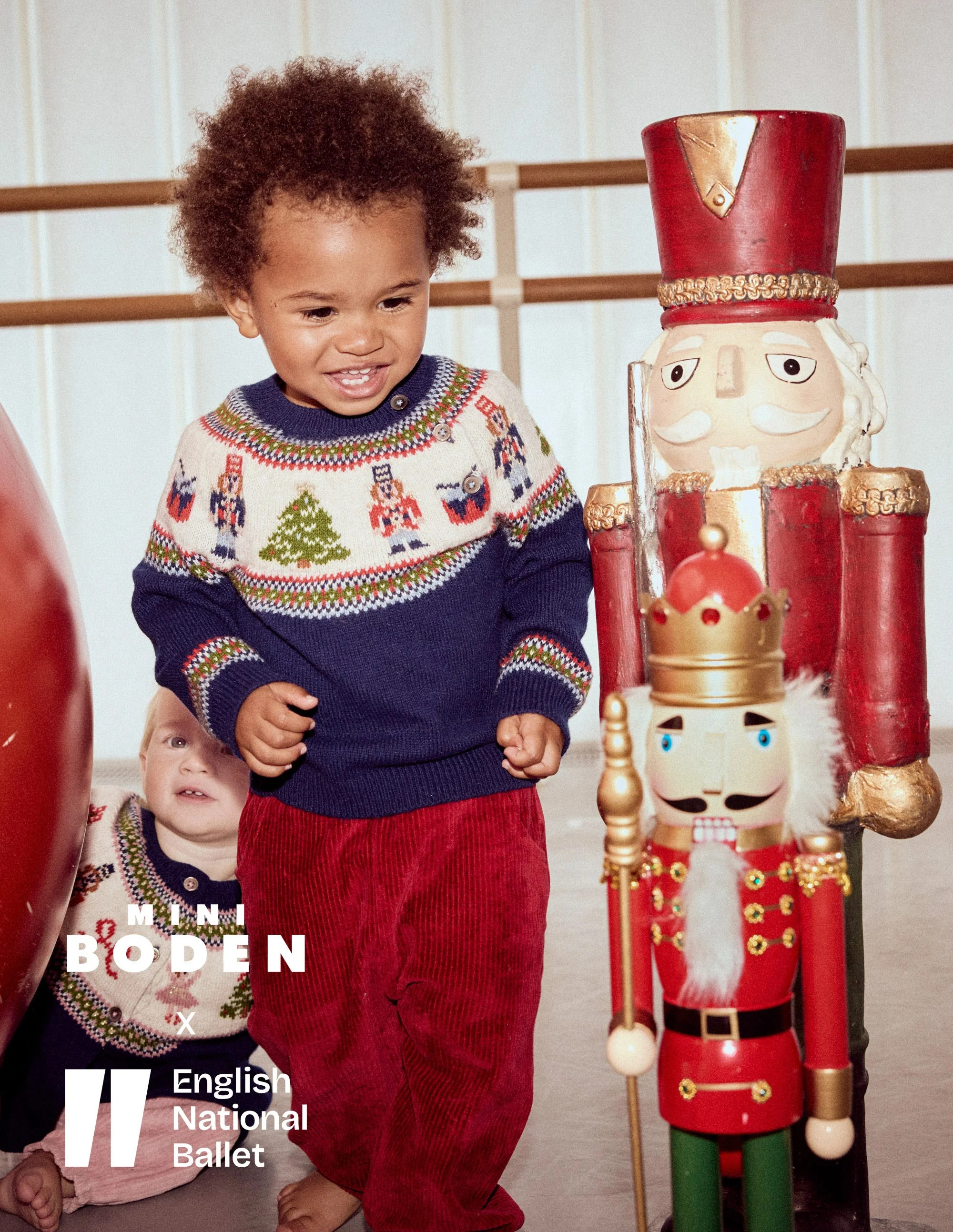 Fair isle Sweater-College Navy Nutcracker | Boden (US)