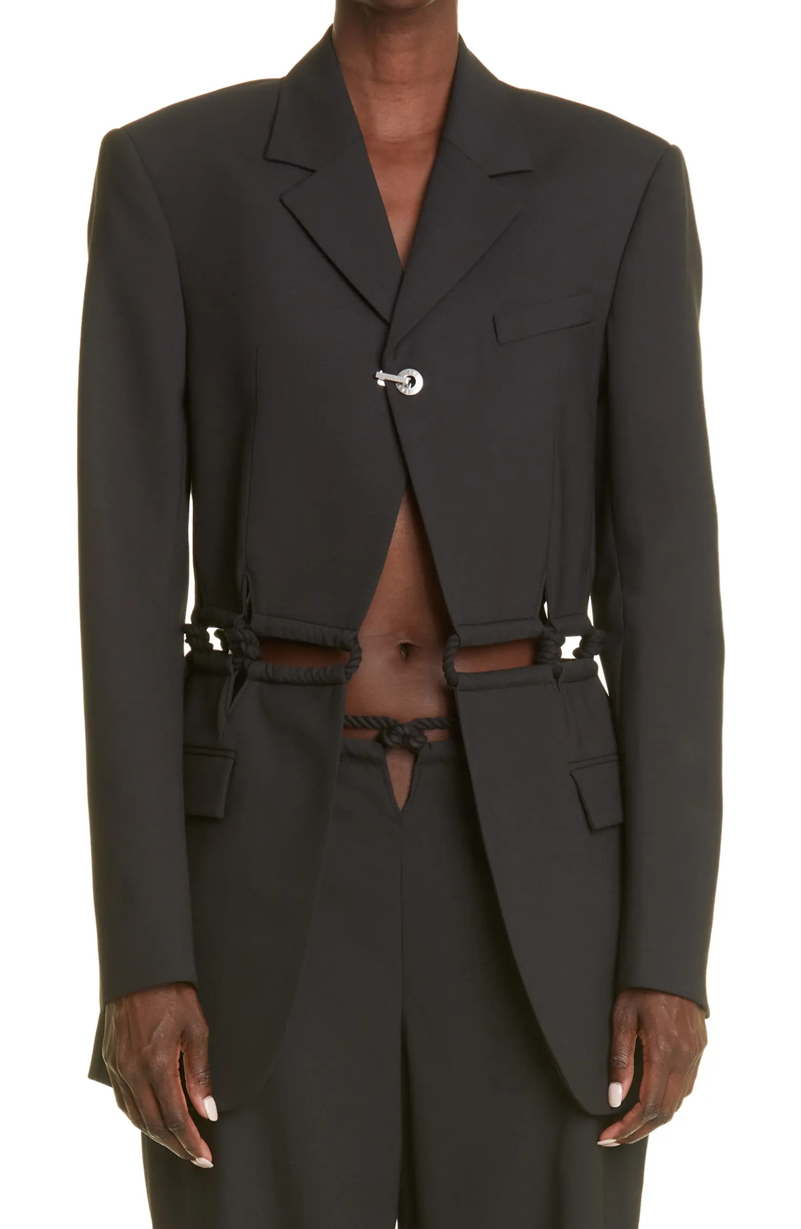 Dion Lee Macramé Insets Blazer | Nordstrom | Nordstrom