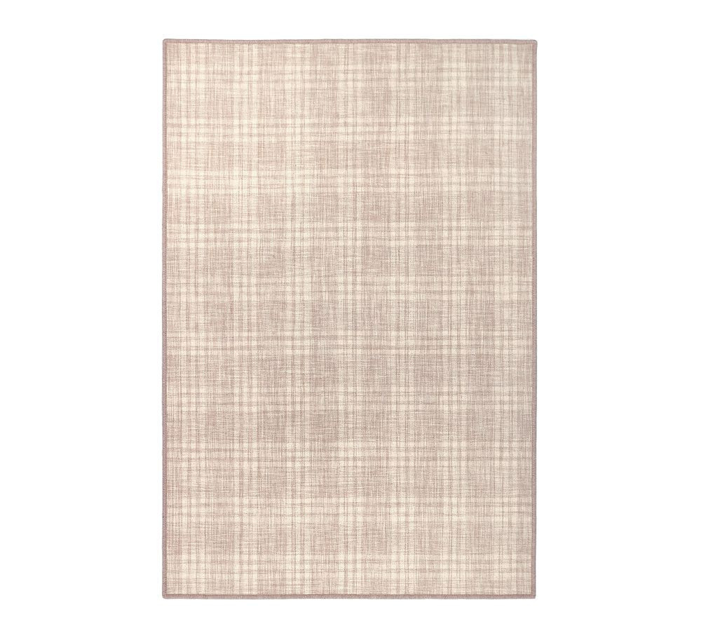 Custom Kiri Plaid Wool Rug, Prairie/Serged 9' x 13', | Pottery Barn (US)