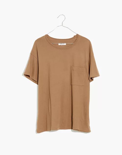 Softfade Cotton Oversized Pocket Tee | Madewell