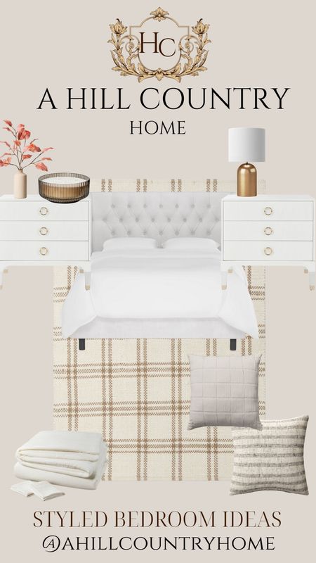 Styled bedroom ideas all from target! Neutral bedroom decor, nightstands, lamps, rug, bed frame, king size bed!

Follow me @ahillcountryhome for daily shopping trips and styling tips!

Seasonal, Home, Fall, Decor, Bedroom

#LTKSeasonal #LTKhome #LTKfamily