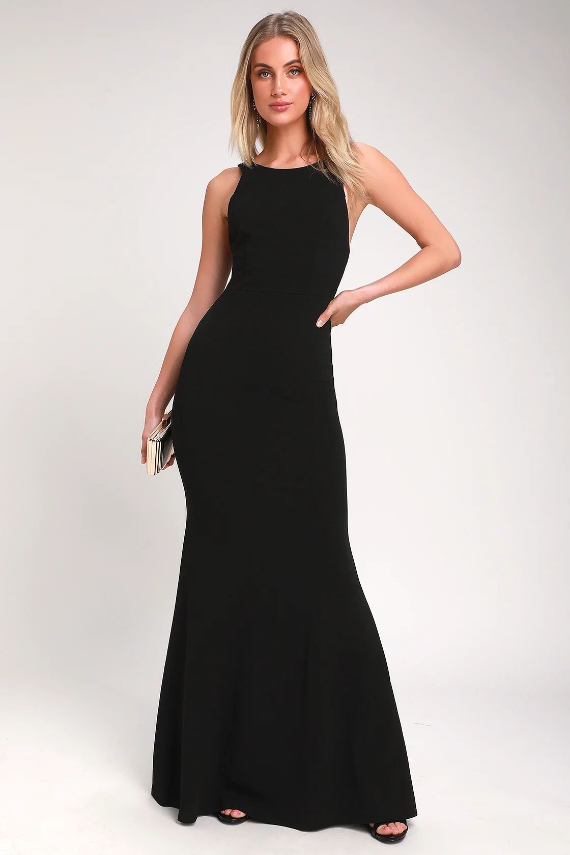 Dream About You Black Backless Maxi Dress | Lulus (US)