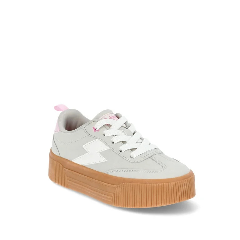 Justice Little Girl & Big Girl Platform Court Sneakers | Walmart (US)