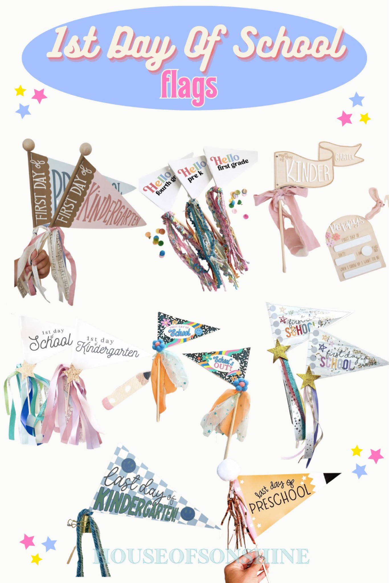 Back to school flags! First day of school pictures, 1st day of school flags for pictures on the first day of school ✏️ ✨

#LTKkids #LTKFind #LTKBacktoSchool