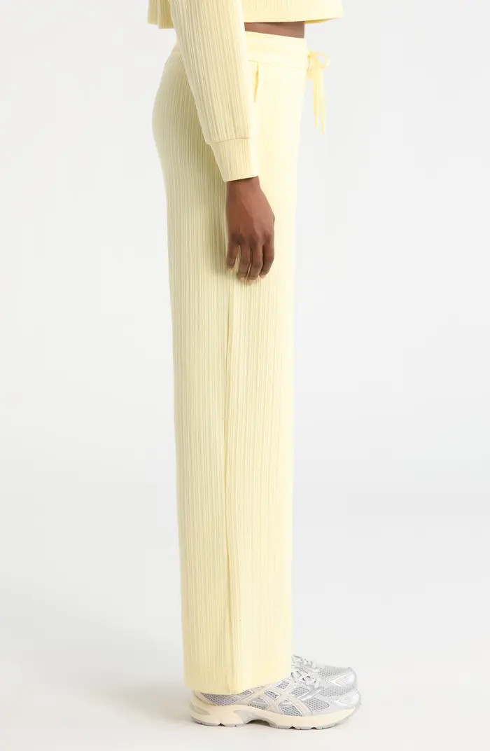 Breathe Easy Ribbed Drawstring Waist Pants | Nordstrom