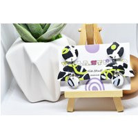 Arch earrings, Polymer clay dangles, Abstract pattern, Contemporary earrings, Statement earrings, Gi | Etsy (US)