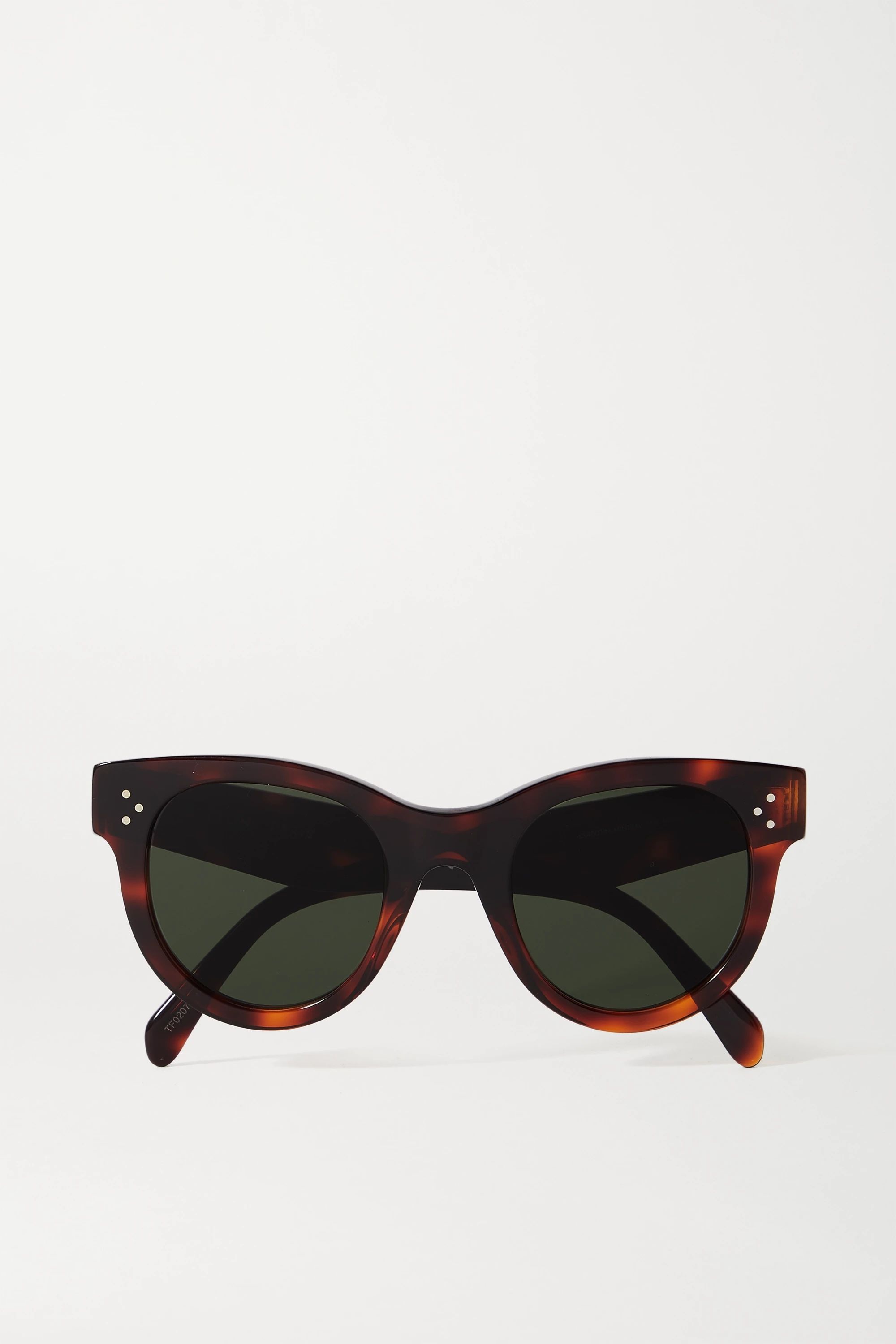 Tortoiseshell Round-frame tortoiseshell acetate sunglasses | CELINE Eyewear | NET-A-PORTER | NET-A-PORTER (UK & EU)
