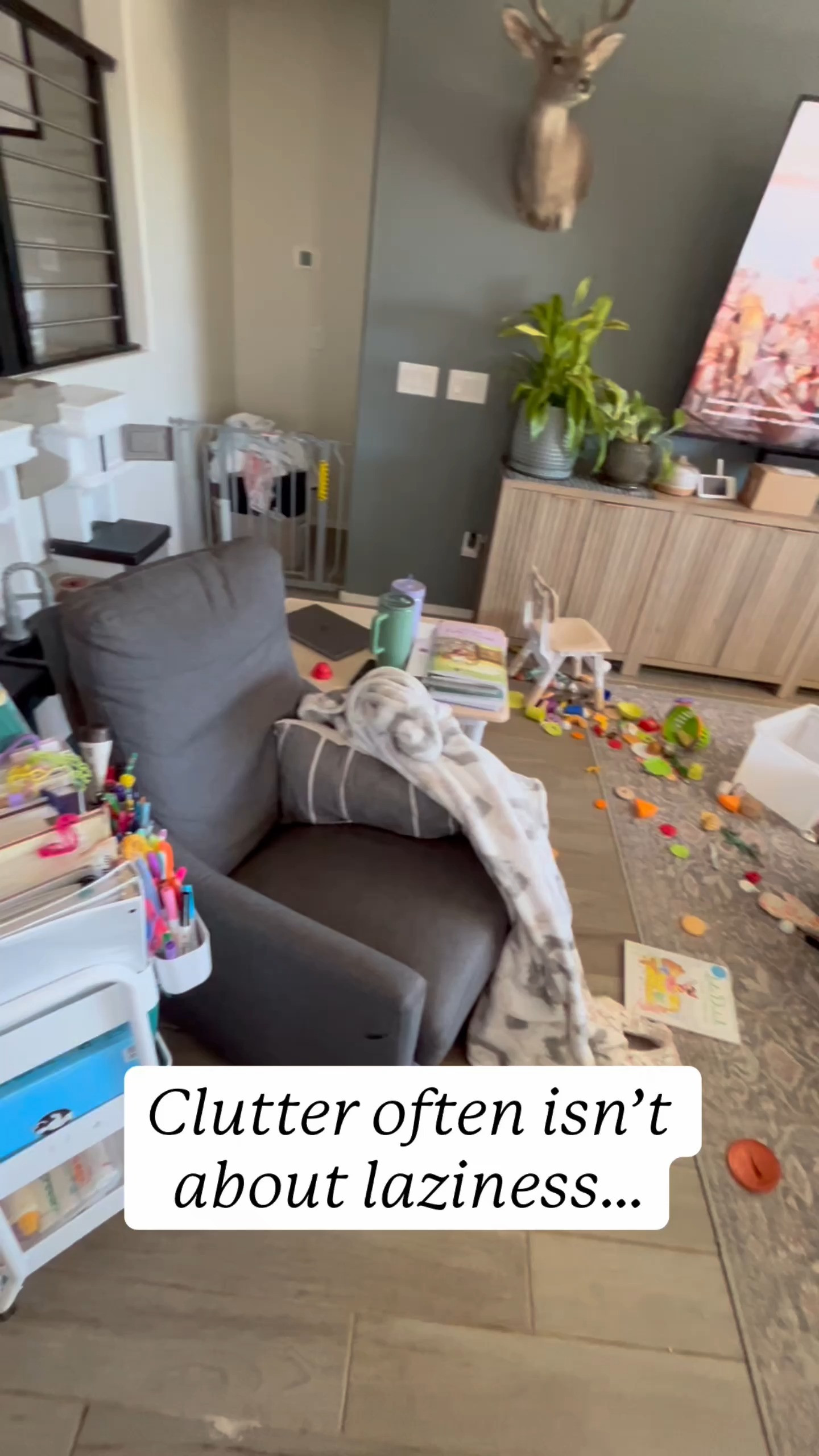 Clutter isn’t about laziness.
It’s usually a systems problem.

In a busy home with 8 kids, things pile up quickly if they don’t have a clear place to go.

Simple storage systems make cleanup easier for everyone — especially kids.

These are the baskets, bins, and organizers we use in our home to give everything a place. 

 #LTKdayinmylife #LTKmomlife #LTKHome