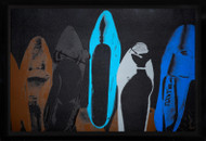 'Shoes'  Pop Art Color Screenprint with Diamond Dust, 1980