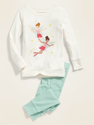 Fairy Princess Graphic Pajama Set for Toddler Girls & Baby | Old Navy (US)