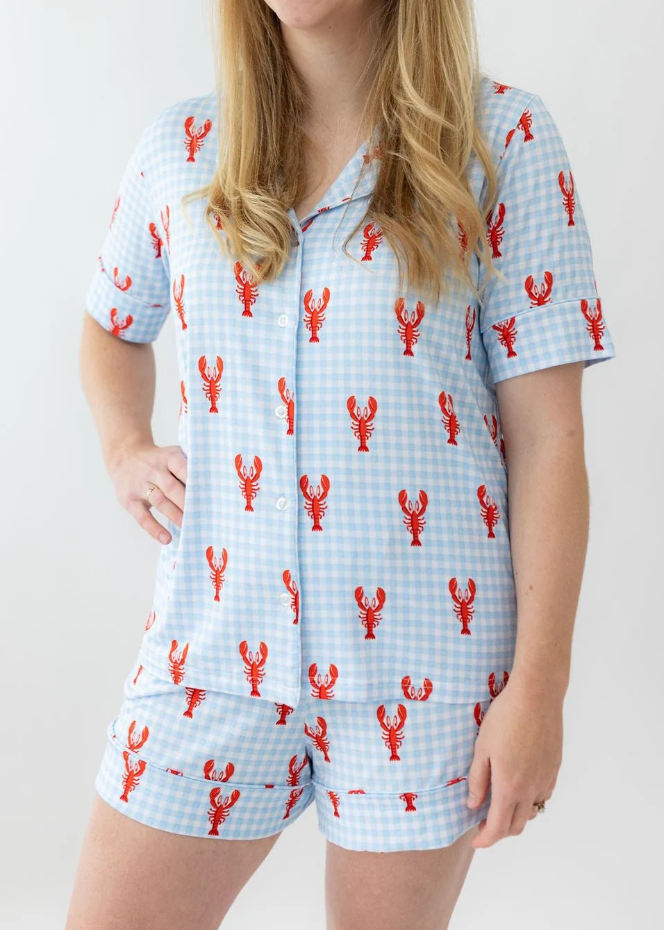 Coastal Catch Women's Shorts PJ Set | Tiny Jams