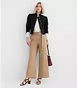 Double Belted Wide Leg Pants | LOFT