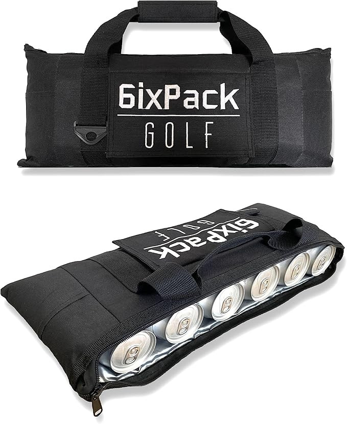 Insulated Golf Cooler Bag - Keeps 6 Beers or 2 Wine Bottles Cold for Hours - Fits in The Pocket o... | Amazon (US)