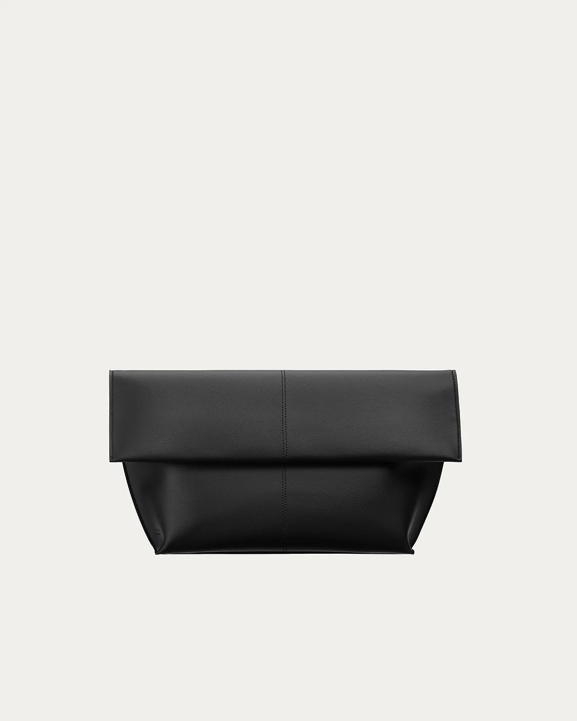 Seamed Clutch Black | Freja New York