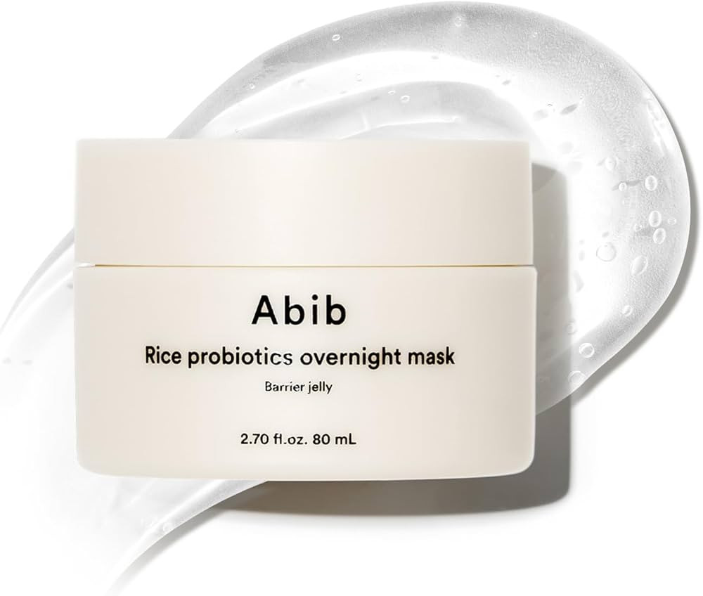 Abib Rice Probiotics Overnight Mask Barrier Jelly 2.7 fl oz I | Korean Overnight Sleeping Mask Cr... | Amazon (US)