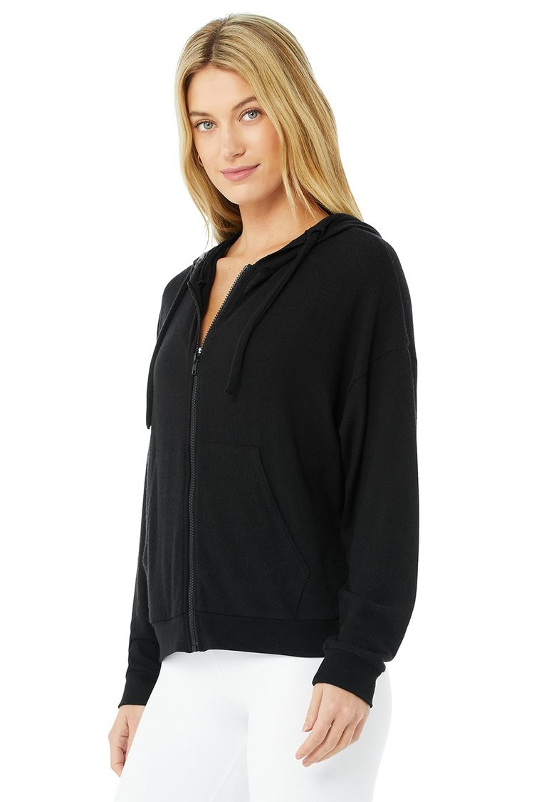 Alolux Soho Full Zip Hoodie | Alo Yoga (US)