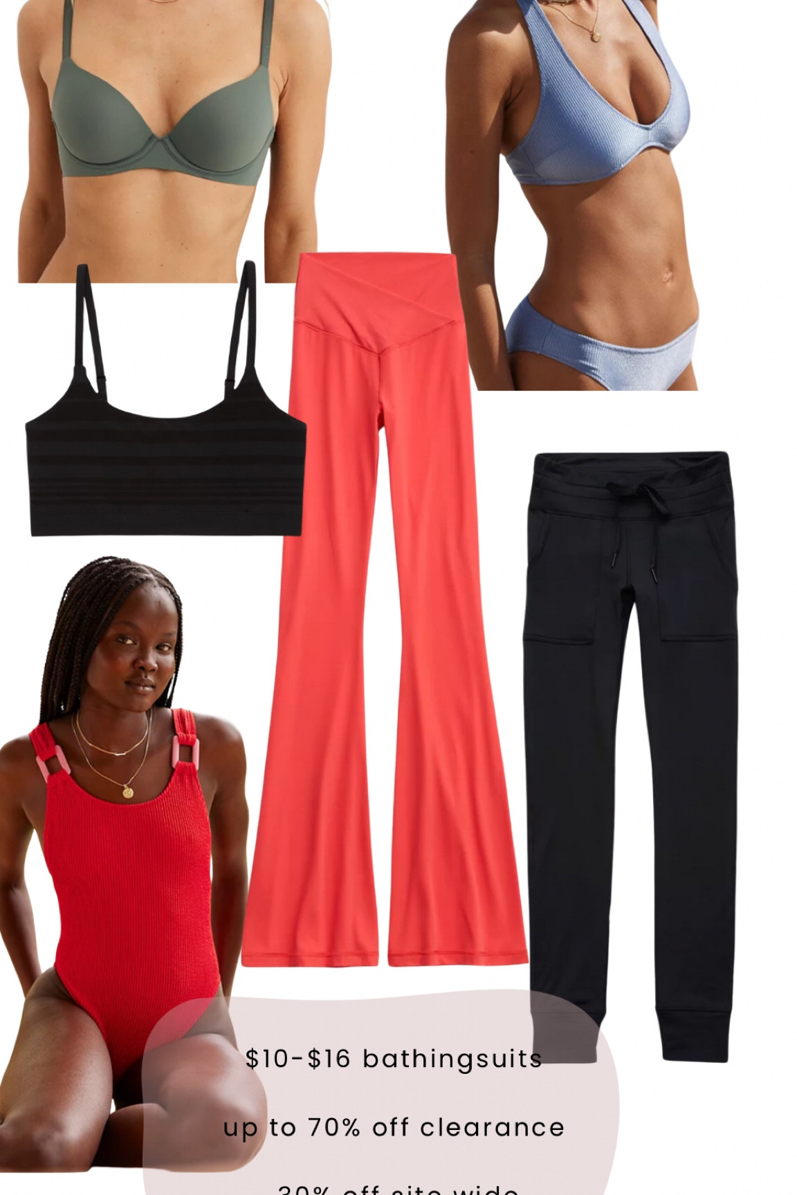 #aerie sale! Scored so many goodies. Bathing suits are marked down to as low as $10 a piece and they have so many sizes still left 🫶🏼🫶🏼

#ae #aesale #aeriesale #americaneagle #summerclearance

#LTKSwim #LTKActive #LTKBacktoSchool