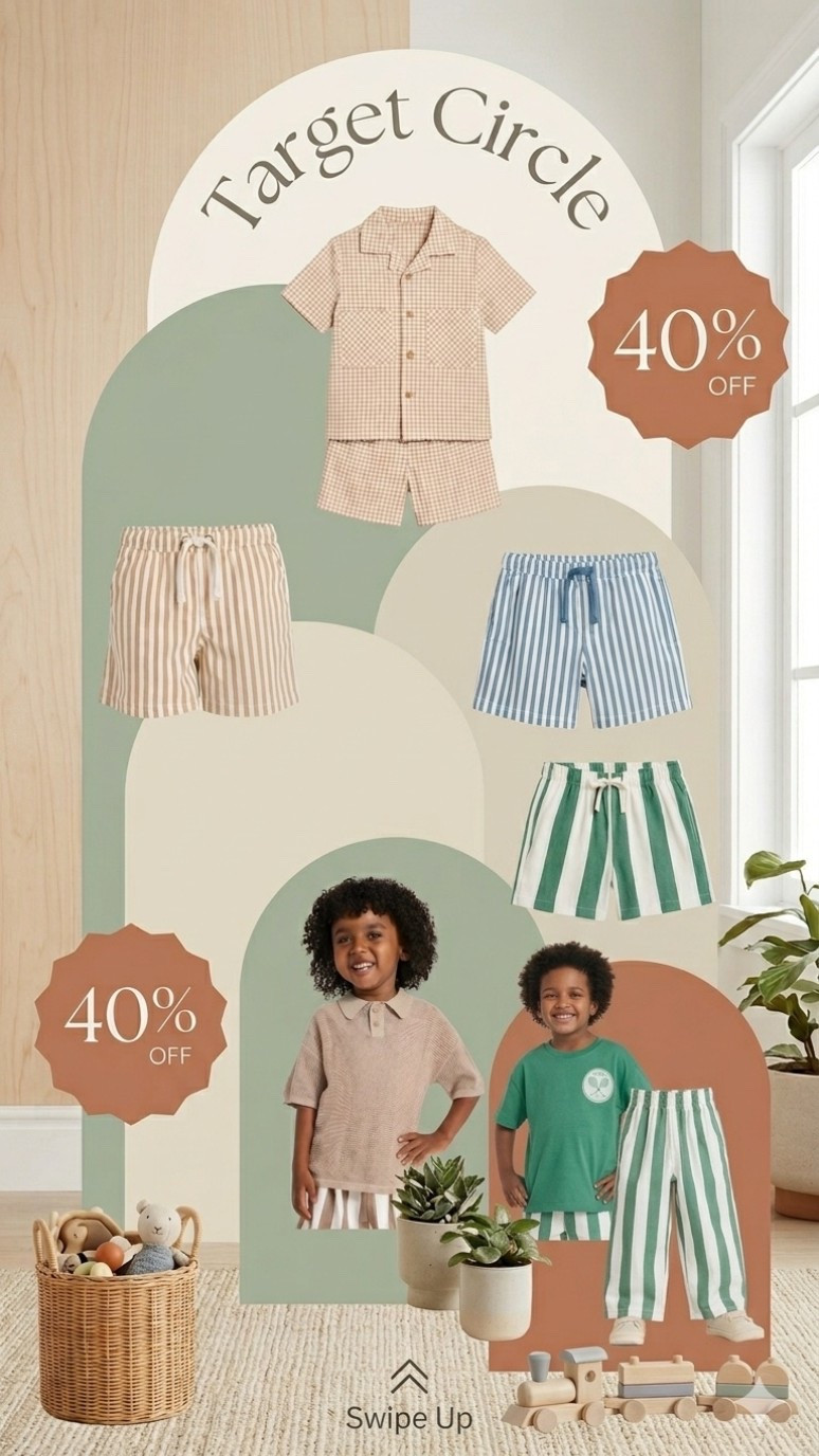 Target circle 40% sale on toddler boy clothing! 

#LTKKids #LTKSeasonal #LTKSaleAlert