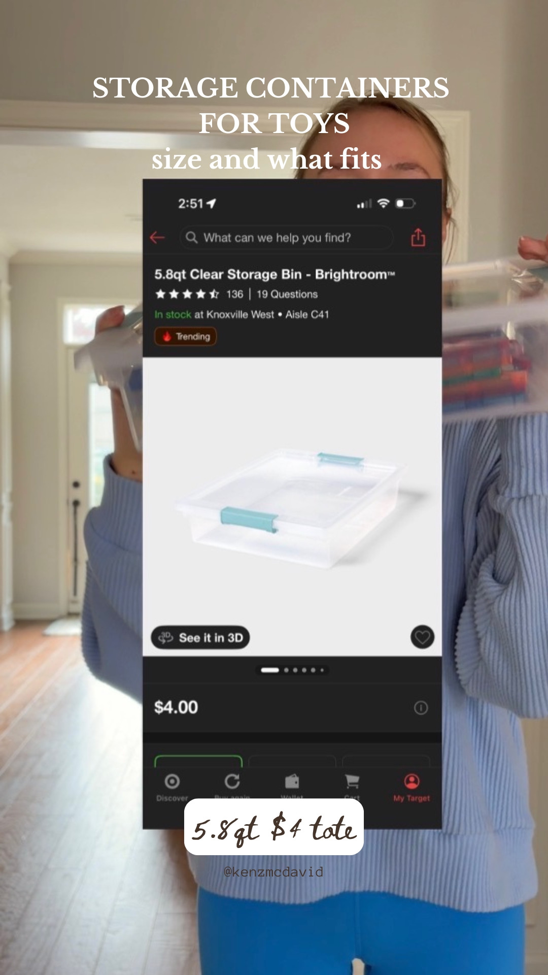 The toy clutter was officially taking over, but Target to the rescue! 🎯 These bins are the perfect mix of "hide the mess" and "actually looks good in my living room." I love that they’re durable enough for toddlers but still have that clean aesthetic. 

 