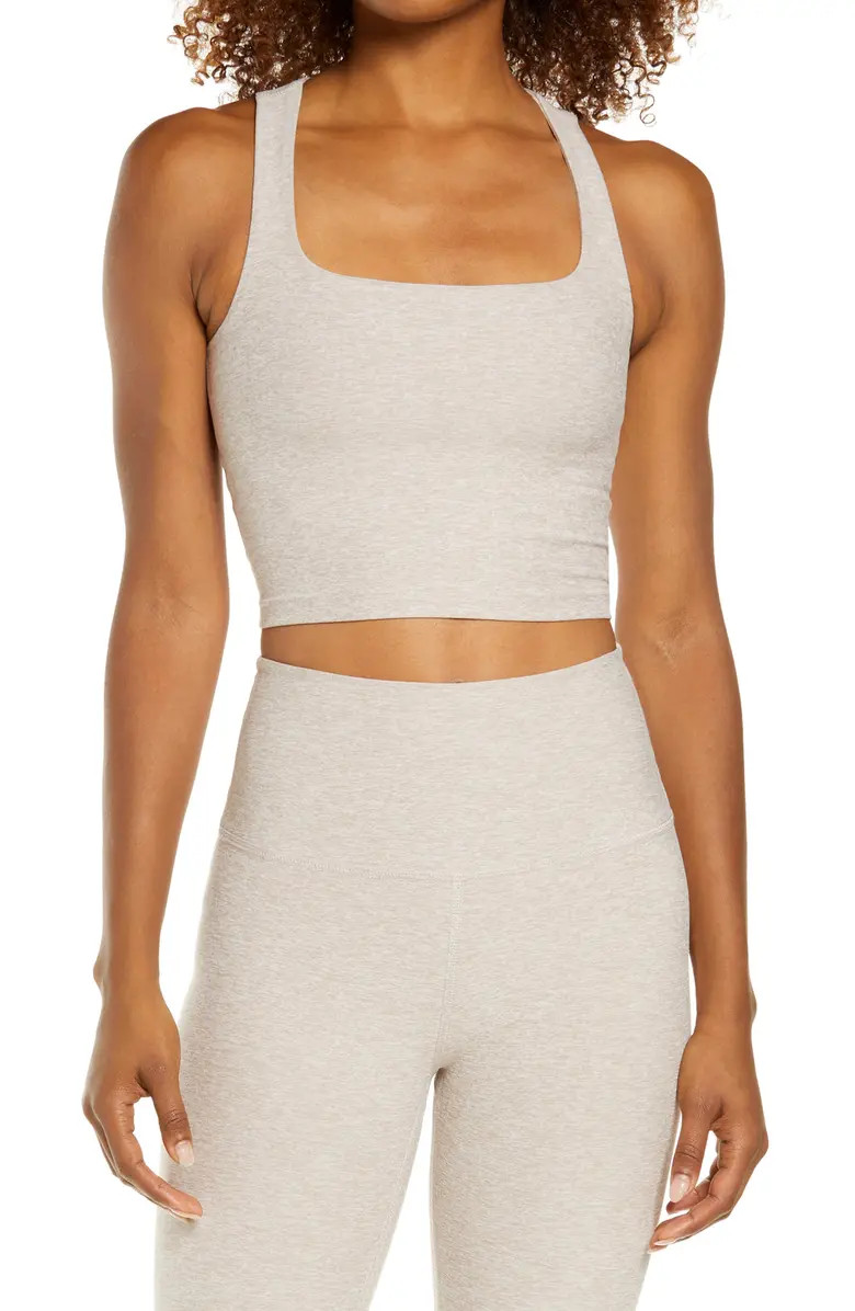 Space Dye Square Neck Crop Tank | Nordstrom | Nordstrom