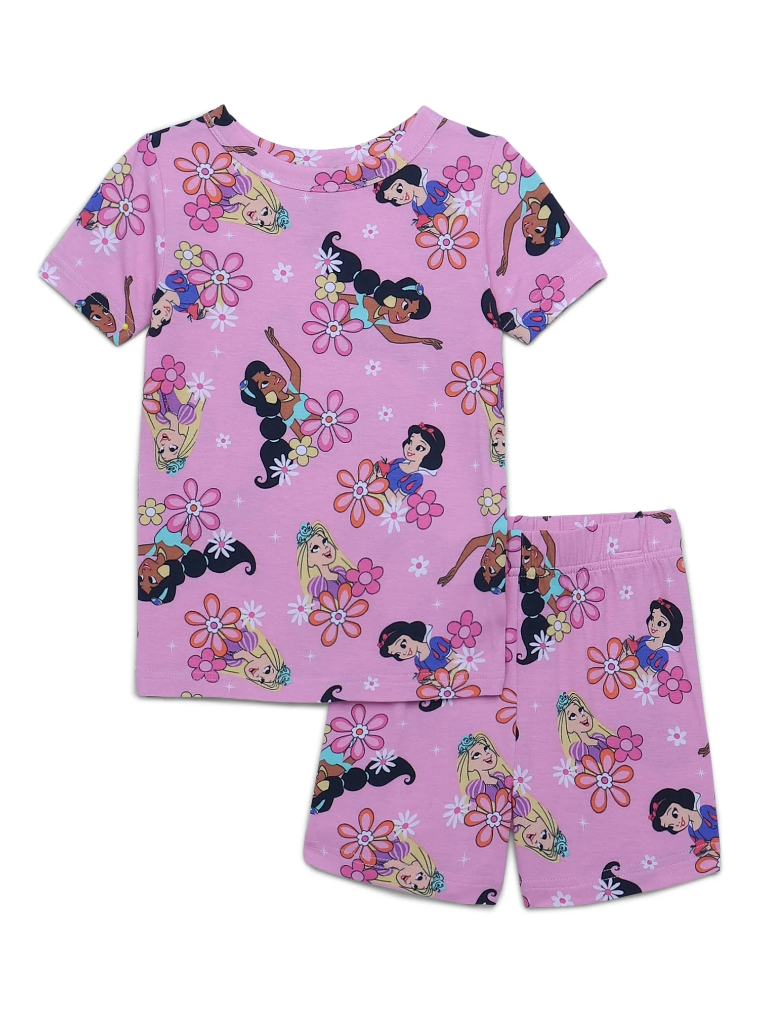 Character Toddler Tee and Shorts Viscose Pajama Set, 2-Piece, Sizes 12M-5T | Walmart (US)