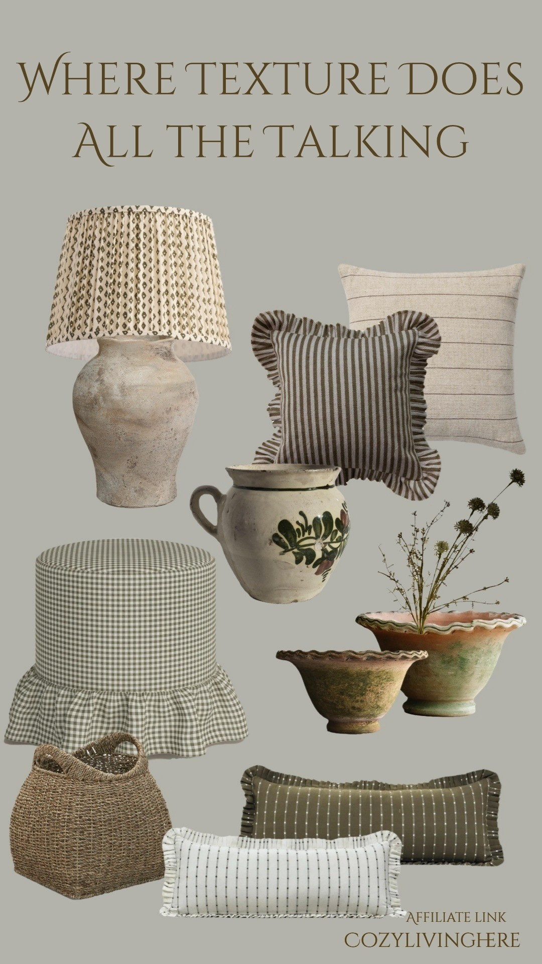 Soft, earthy layers that make a space feel warm and lived-in 🤍From ruffled textures to muted tones… these are the little details that completely change a room.Everything linked for you ✨

#LTKHome #LTKU