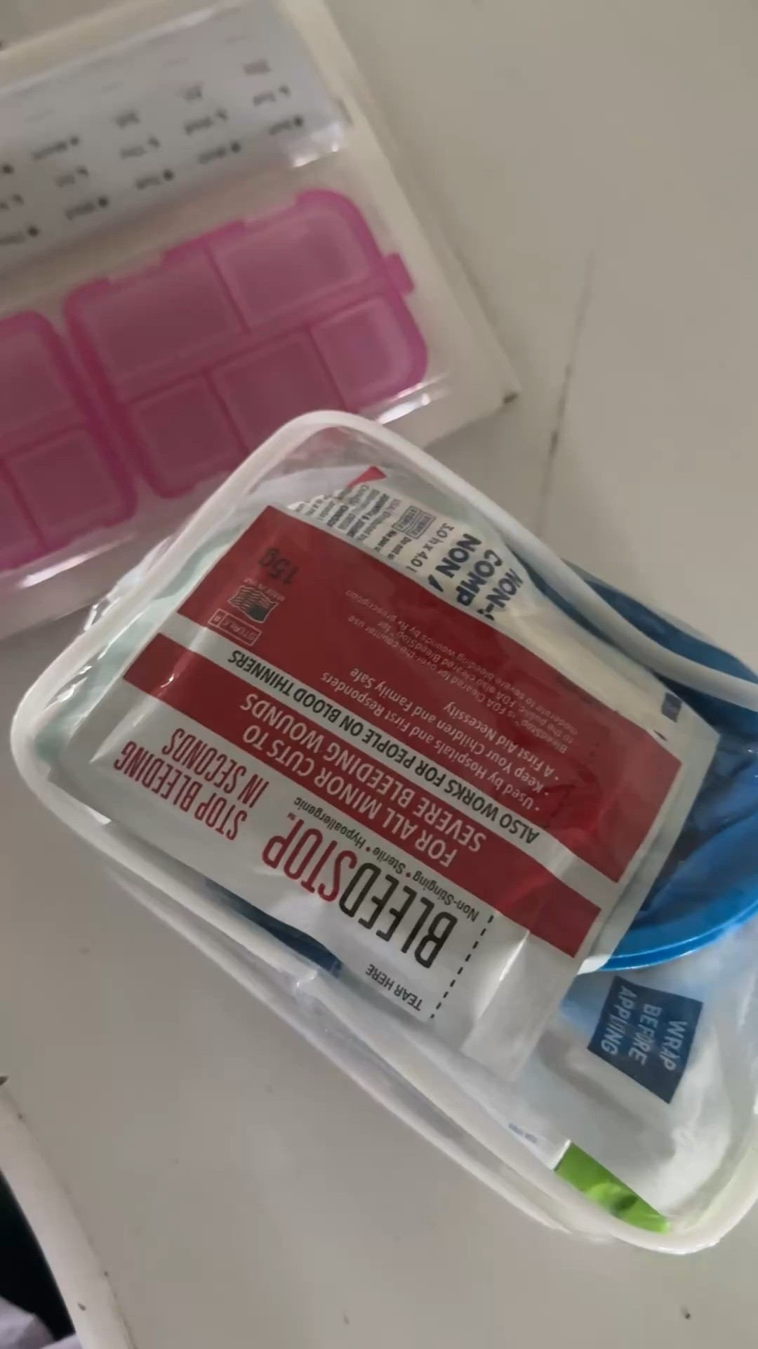 Tiny pill containers organized first aid travel 

#LTKmomlife #LTKKids #LTKTravel