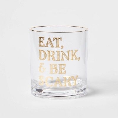 14oz Plastic Eat, Drink and Be Scary Tumbler - Threshold&#8482; | Target