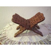 Carved Wood Book Rest, Folding Book Rest, Holds Books Open, Cook Holder, Bible Holder, Reading Bkh2 | Etsy (US)