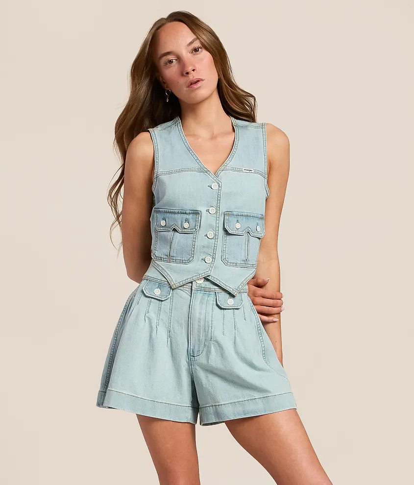 Country Estate Cropped Vest | Buckle