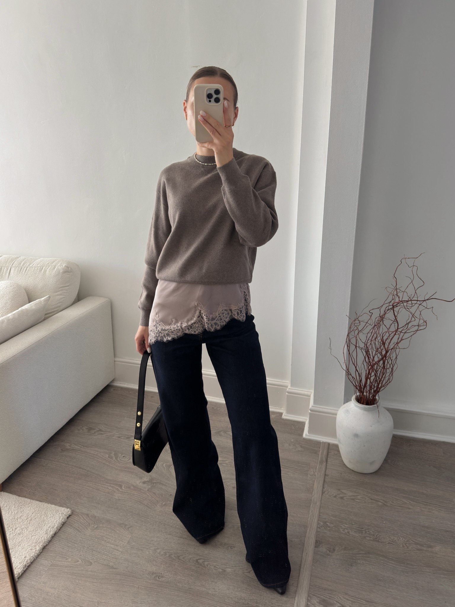 Jeans, layers, lace …effortless winter uniform 🤍

#LTKeurope #LTKwinter #LTKuk