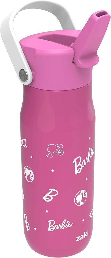 Zak Designs Harmony Barbie Water Bottle for Travel or At Home, 20oz Recycled Stainless Steel is L... | Amazon (US)