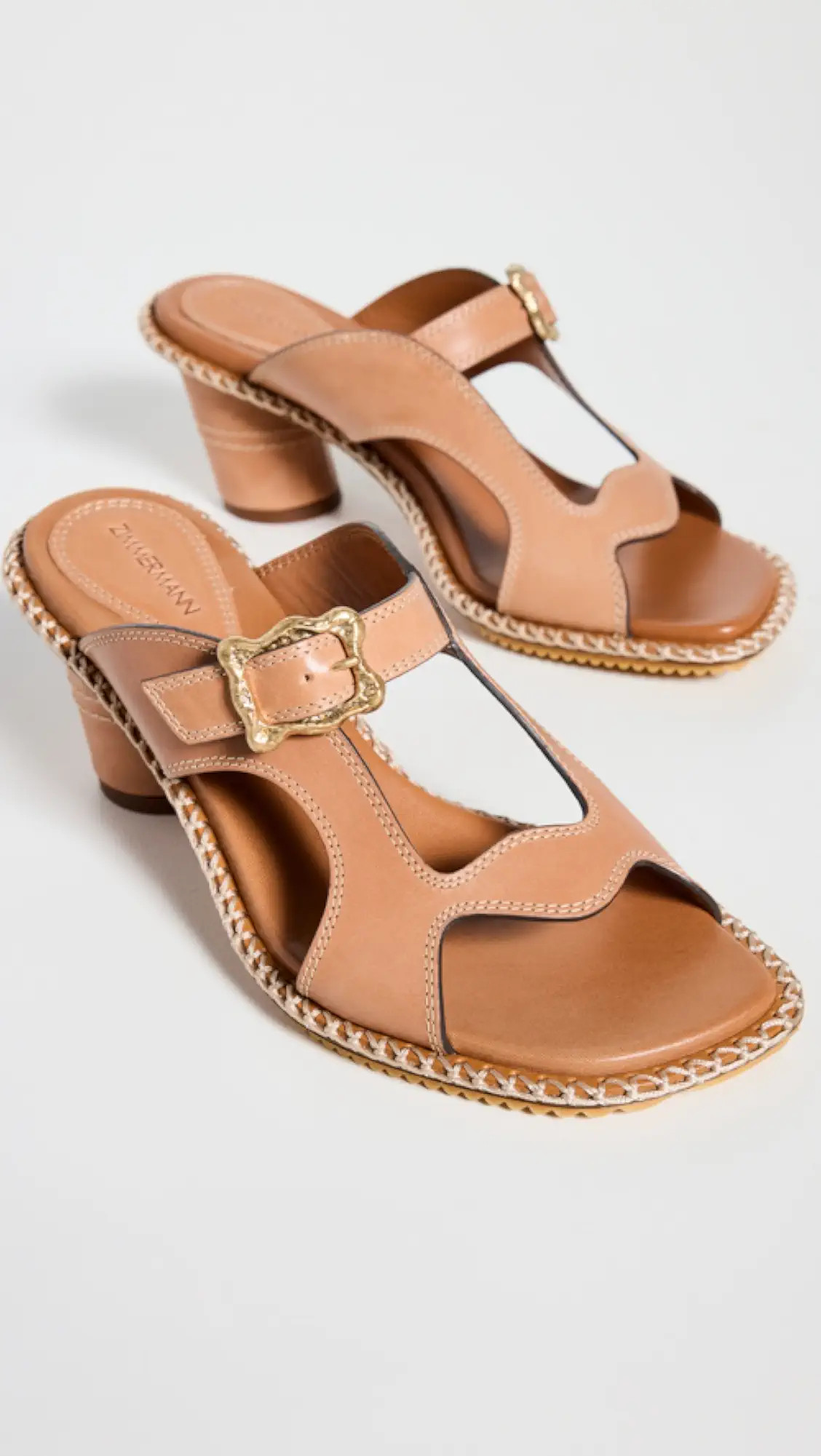 Wavy Mule Sandals 65mm | Shopbop