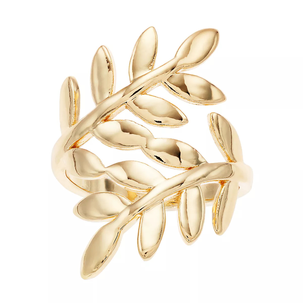 LC Lauren Conrad Leaf Branch Wrap Ring | Kohl's