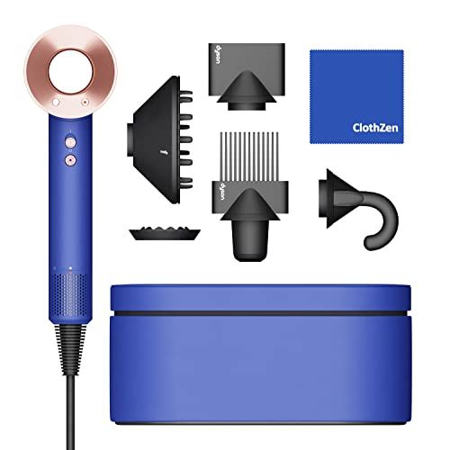 Limited Edition Dyson Supersonic Hair Dryer with ClothZen Cleaning Cloth – Includes Flyaway Att... | Amazon (US)