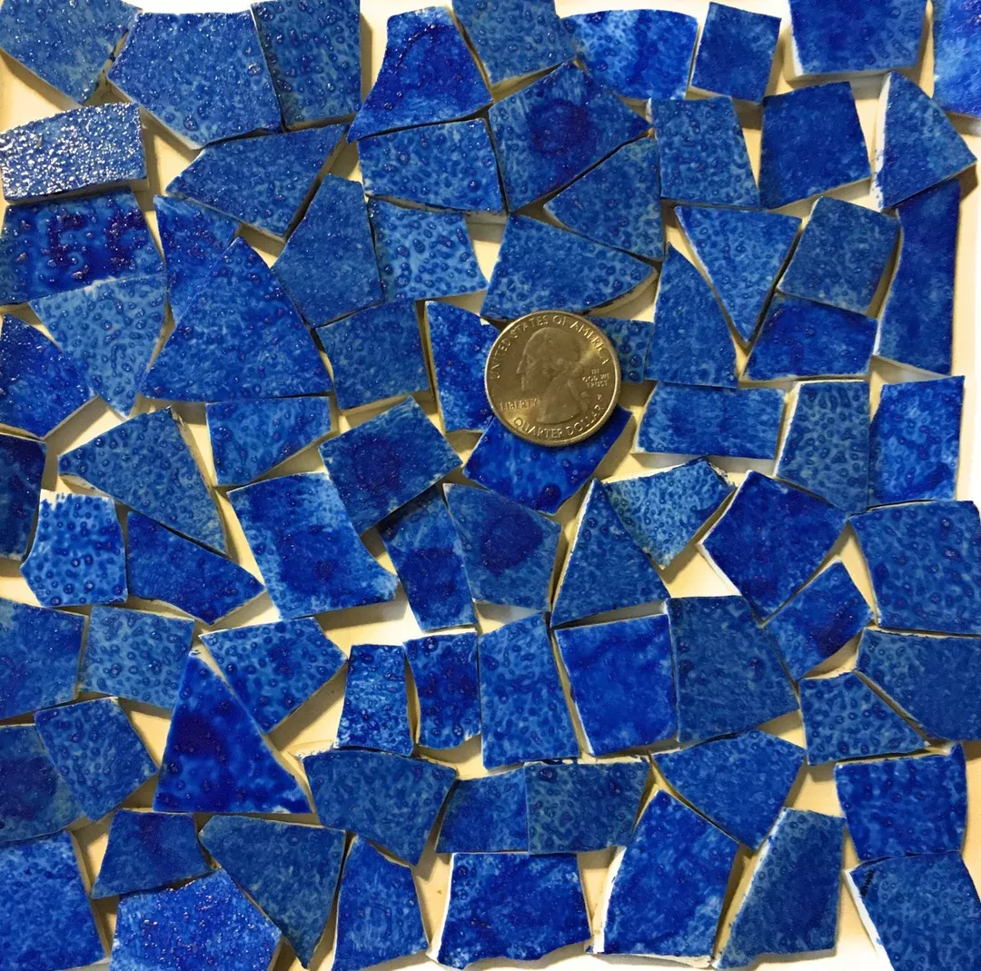 crafts mosaic tiles 200g Broken Tile Pieces Mosaic Ceramic Stones China  Tiles