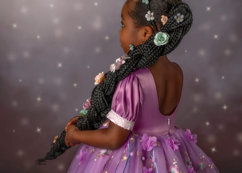 Rapunzel Dress, Tangled Dress, Purple Princess Dress, Purple Tulle Dress, Fancy Disney Dress, Pri... | Etsy (US)