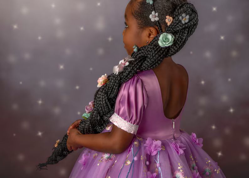Rapunzel Dress, Tangled Dress, Purple Princess Dress, Purple Tulle Dress, Fancy Disney Dress, Pri... | Etsy (US)