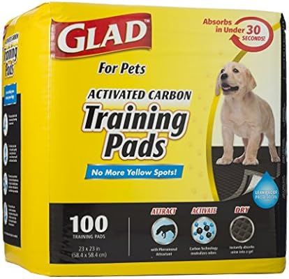 Glad for Pets Black Charcoal Puppy Pads | Puppy Potty Training Pads That ABSORB & NEUTRALIZE Urin... | Amazon (US)